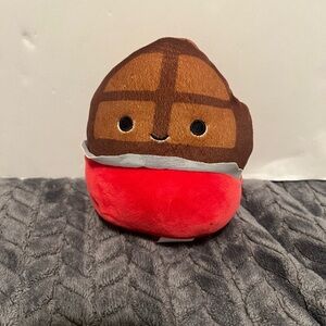 Squishmallows Plush with Brown and Red Colors